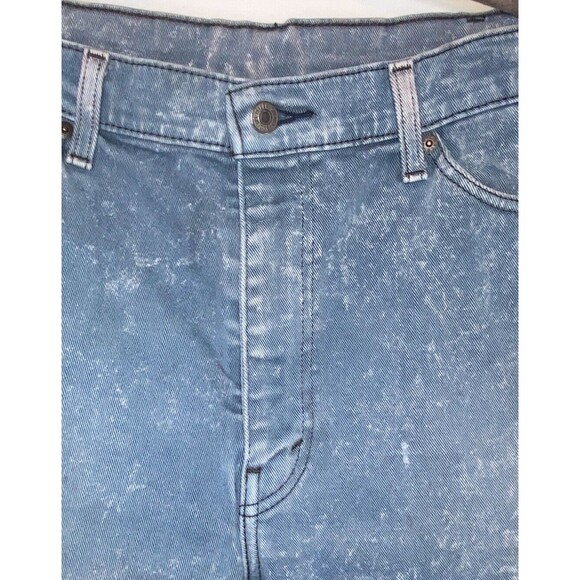 Levi's 541 Gray Acid Wash Straight Leg Jeans Mens 38x32 Distressed Classic Punk - Picture 2 of 9